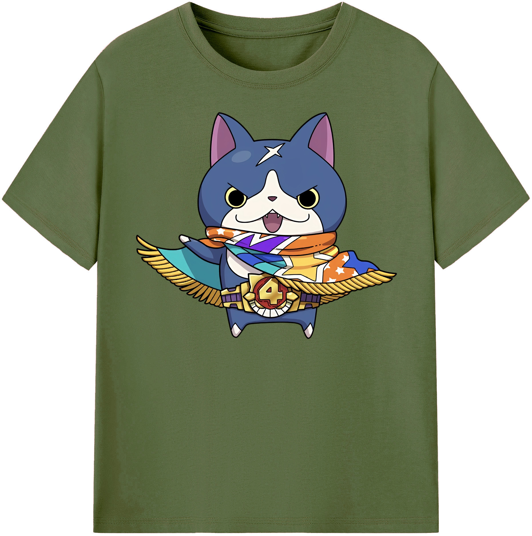 （画像用） 妖怪ウォッチ Yo-kai Watch 綿100％半袖Tシャツ（フロントプリント）